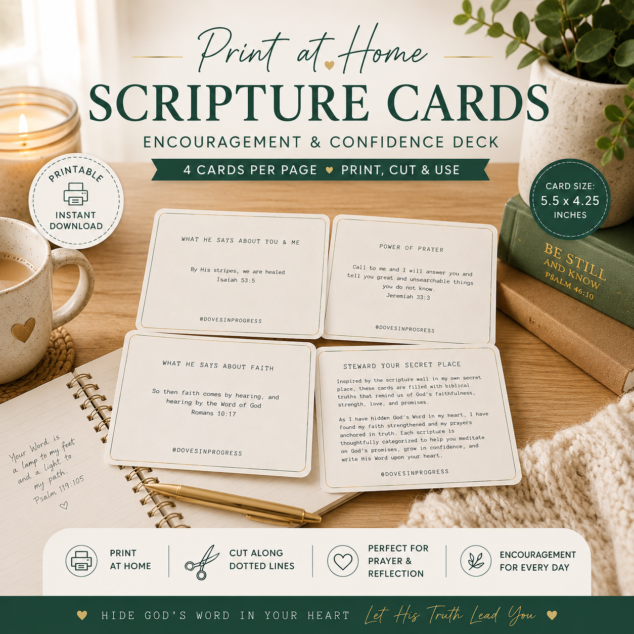 Secret Place Scripture Cards